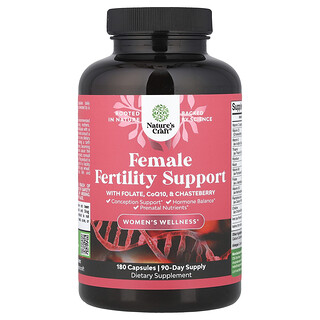 Nature's Craft, Women's Wellness, средство для поддержки фертильности для женщин, 180 капсул