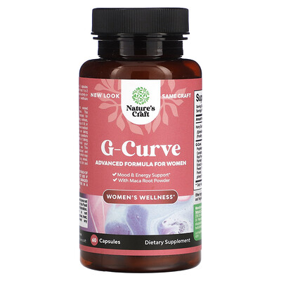 

Natures Craft G-Curve, здоровье для женщин, 60 капсул