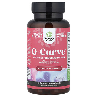 Nature's Craft, Velvære for kvinner, G-Curve™, 60 kapsler