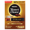 Taster's Choice, Instant Coffee Beverage, Hazelnut, Medium/Dark Roast, 16 Packets, 0.1 oz (3 g) Each