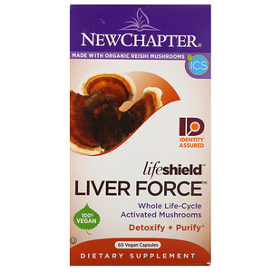 Нью Чэптэ, Lifeshield Liver Force, 60 Vegan Capsules отзывы