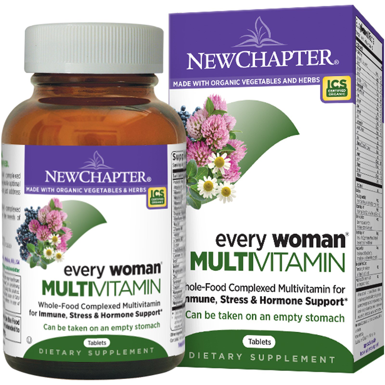 New Chapter, Мультивитамины для женщин, 120 таблеток