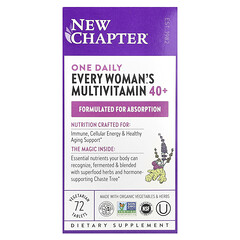 One Daily Every Woman's™, мультивітаміни для жінок від 40 років, 72 вегетаріанські таблетки