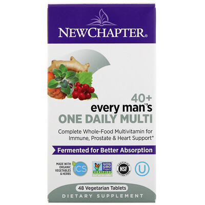 40+ Every Man's One Daily Multi, 48 вегетарианских таблеток