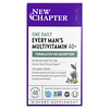 New Chapter, Every Man, ежедневная мультивитаминная добавка для мужчин старше 40 лет, 48 вегетарианских таблеток