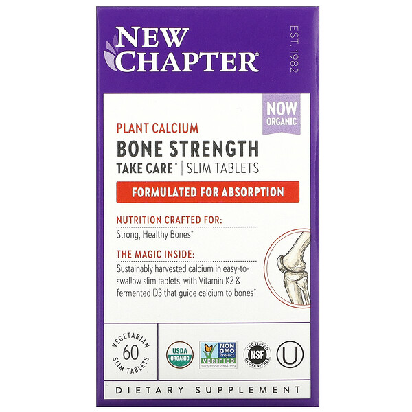 New Chapter, Bone Strength Take Care, 60 Vegetarian Slim Tablets