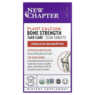 New Chapter, 骨骼Strength Take Care™，120 片素食薄片