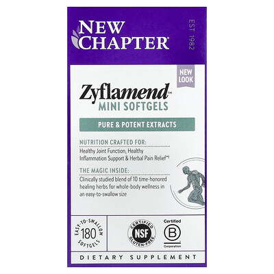 Product Image for New Chapter, Zyflamend , 180 Mini Softgels