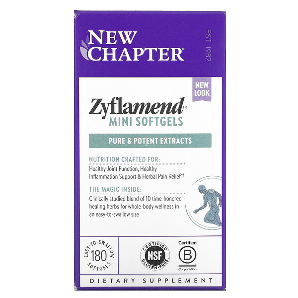 New Chapter, Zyflamend, für den ganzen Körper, 180 Mini-Weichkapseln