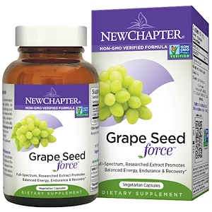 Отзывы о Нью Чэптэ, Grape Seed Force, 30 Veggie Caps
