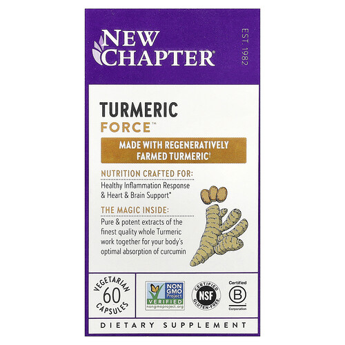 New Chapter Turmeric Force™, 60 Vegetarian Capsules