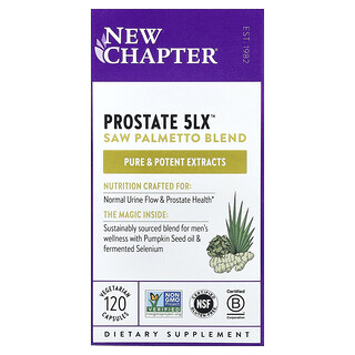 New Chapter, Suplemento para la próstata 5LX™, 120 cápsulas vegetales
