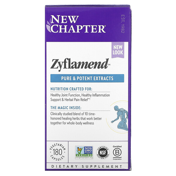 New Chapter, Zyflamend, 180 pflanzliche Kapseln