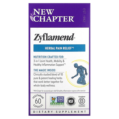 

New Chapter Zyflamend 60 Vegetarian Capsules