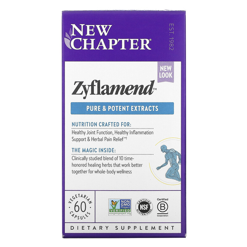 New Chapter, Zyflamend, 60 Vegetarian Capsules iHerb