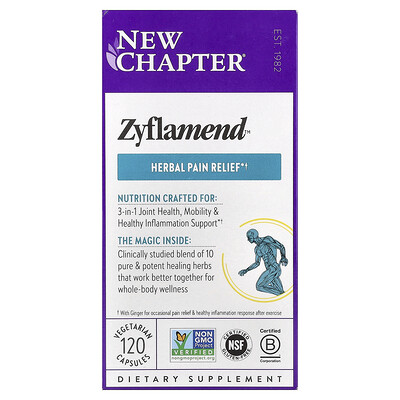 Product Image for New Chapter, Zyflamend , 120 Vegetarian Capsules