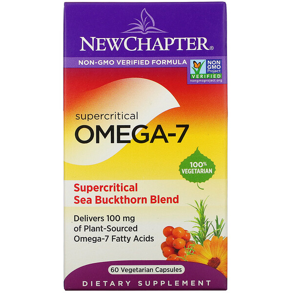 New Chapter‏, Supercritical Omega-7, 60 Vegetarian Capsules