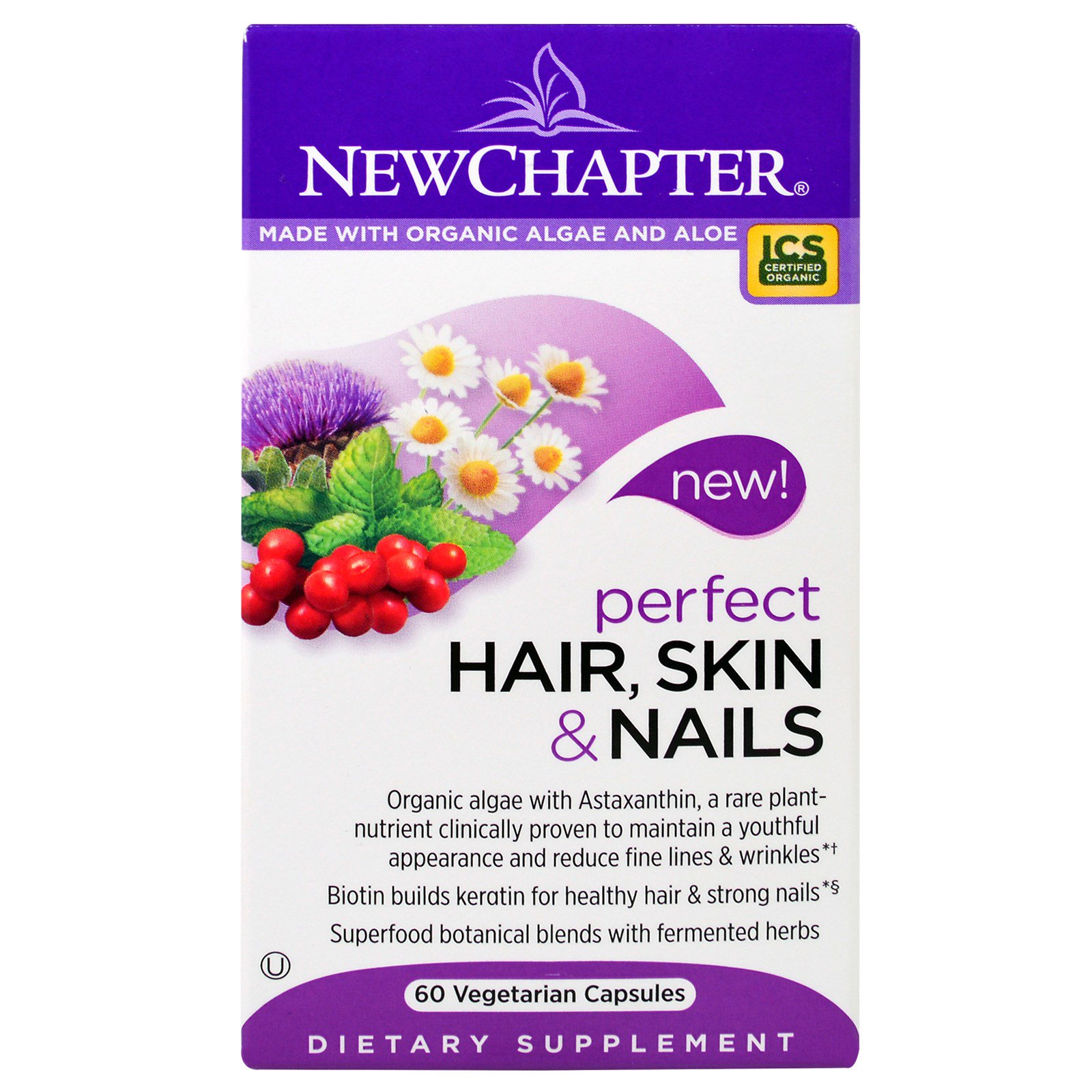 New Chapter Perfect Hair Skin Nails 60 Veggie Caps IHerbcom