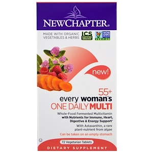 New Chapter, Every Woman's One Daily 55+ Multi , 72 Veggie Tabs