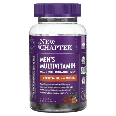 

New Chapter Men's Multivitamin Berry Citrus 75 Gummies