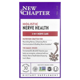 New Chapter, Holistische zenuwgezondheid, 30 capsules
