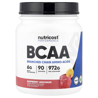 Nutricost, Performance, BCAA, Raspberry Lemonade, 2.2 lb (972 g)