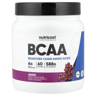 Nutricost, Performans, BCAA, Üzüm, 588 g (1,3 lb)