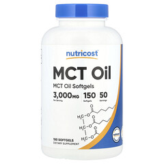 MCT, олія, 150 капсул (1000 мг в 1 капсулі)