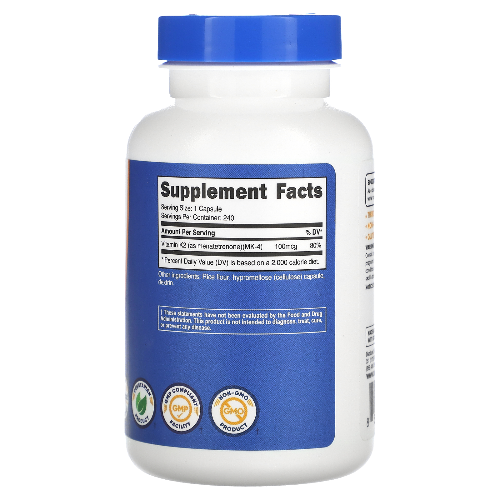 Nutricost Vitamin K 2 MK 4 100 Mcg 240 Capsules nutricost-vitamin-k-2-mk-4-100-mcg-240-capsules