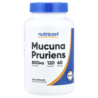 Nutricost, Mucuna Pruriens, 120 Capsules (400 mg per Capsule)