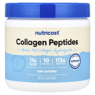 Product Image for Nutricost, Grass-Fed Collagen Peptides, Unflavored, 4 oz (113 g)