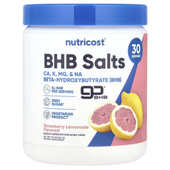 BHB Salts, goBHB®, полуничний лимонад, 267 г (9,5 унції)