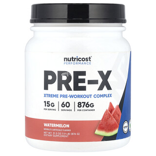 نوتريكوست‏, Performance ، PRE-X ، مركب Xtreme لما قبل التمارين الرياضية ، بطيخ ، 1.9 رطل (876 جم)