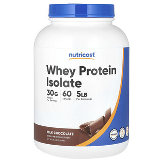 Nutricost, Whey Protein Isolate, Milk Chocolate, 5 lb (2,268 g)