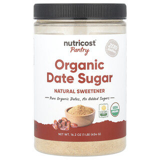 Nutricost, Pantry, Azúcar de dátiles orgánico, 454 g (16,2 oz)