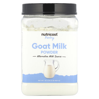 Nutricost, Pantry, Lait de chèvre en poudre, 907 g