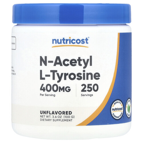 Nutricost N-Acetyl L-Tyrosine, Unflavored, 3.6 oz (100 g)