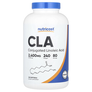 Nutricost, CLA, 240 capsule molli (800 mg per capsula molle)