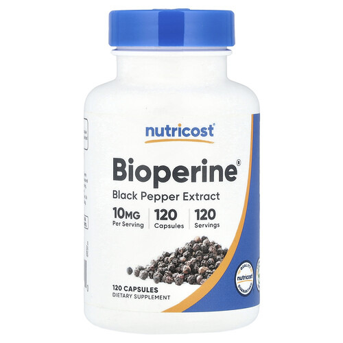 Nutricost Bioperine®, 10 mg, 120 Capsules