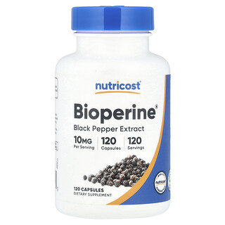 نوتريكوست‏, Bioperine® ، 10 ملجم ، 120 كبسولة