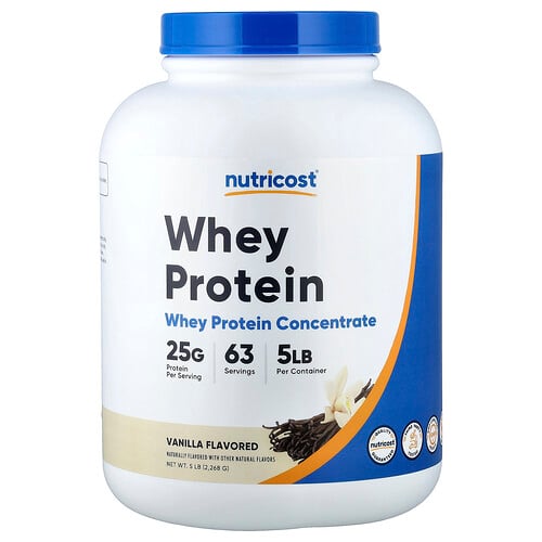 Nutricost, Whey Protein Concentrate, Vanilla, 5 lb (2,268 g)