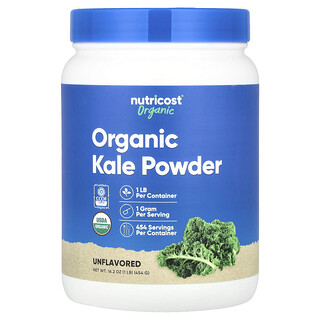 Nutricost, Pulbere de varză organică, fără arome, 16,2 oz (454 g)