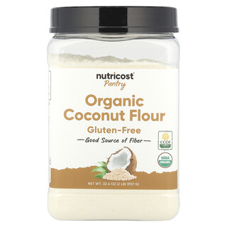 Nutricost, Pantry, Harina de coco orgánico, 907 g (32,4 oz)