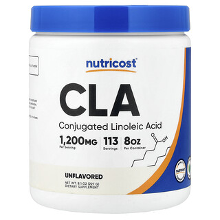 Nutricost, CLA, Aromasız, 8,1 oz (227 g)