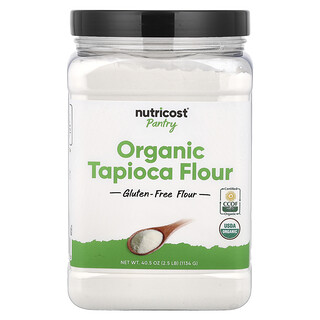 Nutricost, パントリー、オーガニック タピオカフラワー、1,134g（40.5オンス）