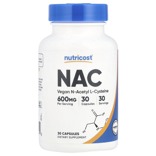 Nutricost NAC, 600 mg, 30 Capsules