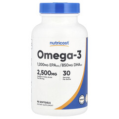 Омега-3, 90 капсул (833 мг в 1 капсулі)