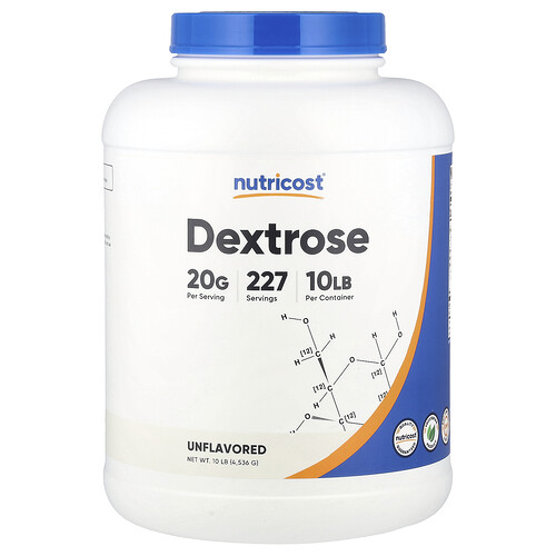 Nutricost декстроза без добавок 4536 г (10 фунтов)