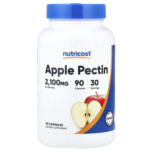 Nutricost яблочный пектин 90 капсул (700 мг в 1 капсуле)