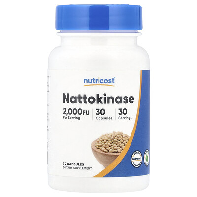 Nutricost , Nattokinase, 2,000 Fu, 30 Capsules